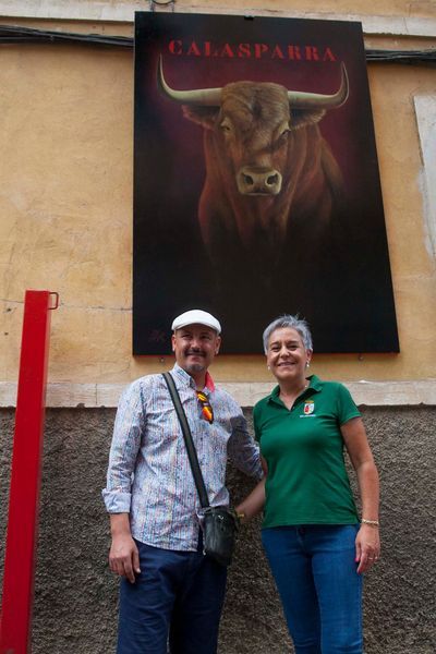 La obra 'Calasparra', del artista Toro Tribal lucirá en la calle Lavador durante los encierros de Calasparra 2024 por su 25° aniversario