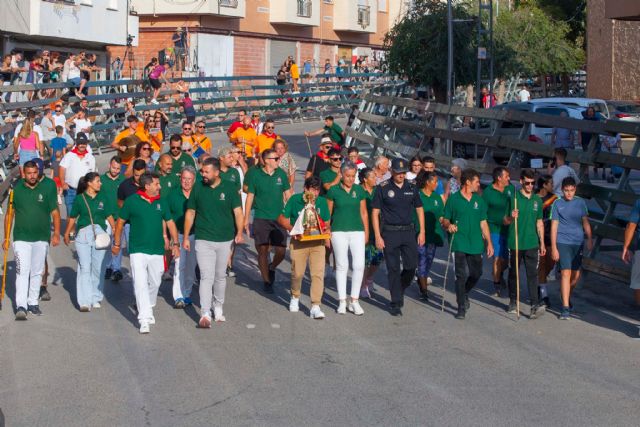 Espectaculares carreras en el cuarto encierro protagonizado por los novillos de Valdellán