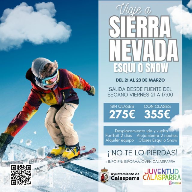 El Ayuntamiento de Calasparra organiza un viaje a Sierra Nevada